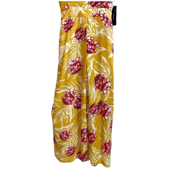 Lulus Garden's Glory Mustard Yellow Floral Print Culotte Jumpsuit - Picture 4 of 11